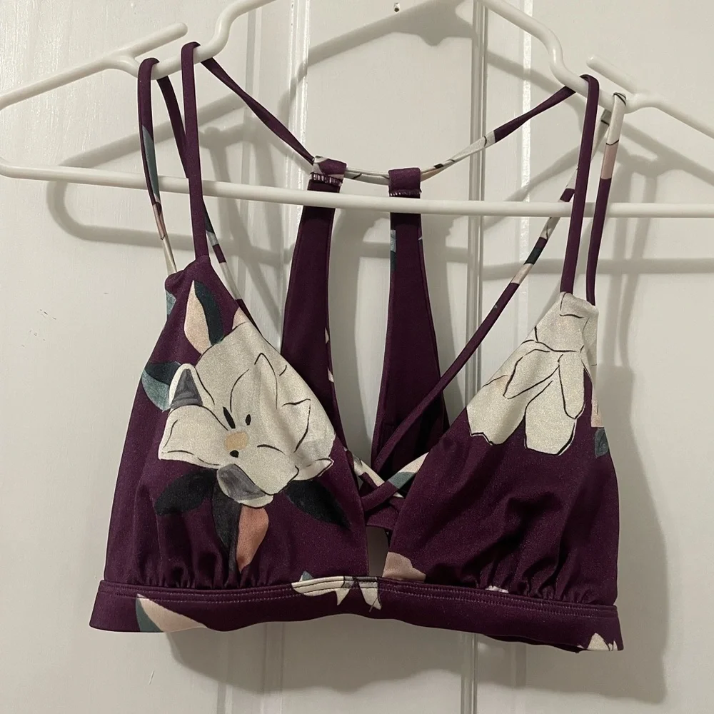Athleta size small Floral Purple bra - Picture 5 of 12
